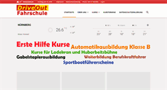Desktop Screenshot of fahrschule-drive-out.de
